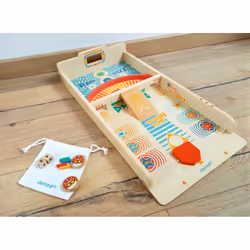 JANOD Retro wooden paddles game
