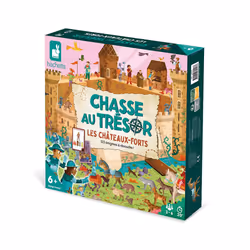 JANOD Castles Treasure Hunt Game - In French Only, Carton, France, 275 mm, 55 mm, 260 mm, 1 pièce(s)
