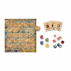 JANOD Jeux de Société Enfant - Jeu Collaboratif et de Stratégie - Labyrintus Pirates