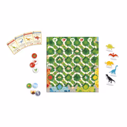 JANOD Jeux de Société Enfant - Jeu Collaboratif et de Stratégie - Labyrintus Dinosaures, Chine, 275 mm, 40 mm, 260 mm
