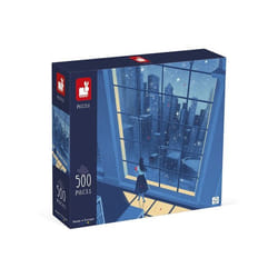 Puzzle la Nuit Bleue - JANOD - 500 Pièces - Carton et Emballage FSC TM - Dès 8 Ans