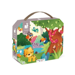 Puzzle Janod Les Animaux Sauvages avec Poster 36 pièces