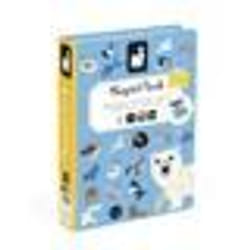MagnétiBook Animaux Polaires - Jeu Educatif Magnétique 30 Aimants + 10 Modèles - Jouet Enfant en Carton FSC - Dès 3 Ans