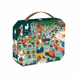 JANOD Puzzle Family Bears - 54 PCS, Carton, France, 500 mm, 400 mm, 1 pièce(s)