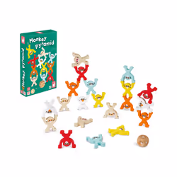 JANOD Monkey Pyramid Game - Vue supplémentaire 4