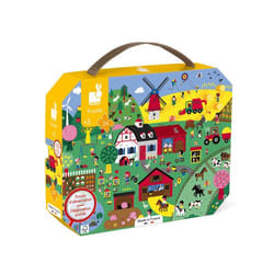 JANOD Puzzle d'observation La Ferme 24 pièces