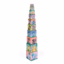 JANOD Cute animals square pyramid, Carton