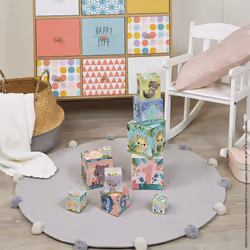 JANOD Cute animals square pyramid