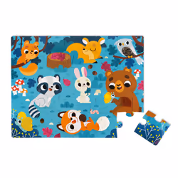 JANOD Tactile Puzzle Forest Animals 20 pieces