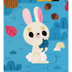 JANOD Tactile Puzzle Forest Animals 20 pieces - Vue supplémentaire 4