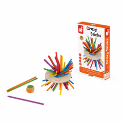 Juratoys Jeu D'Adresse - Crazy Sticks (Bois)