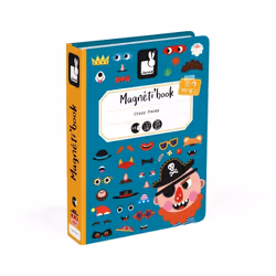 JANOD Boy's Crazy Faces Magneti'Book