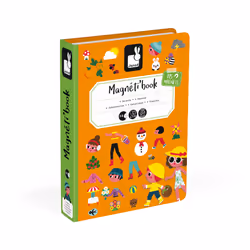 JANOD 4 seasons Magneti'book, 3 an(s), Carton, Orange