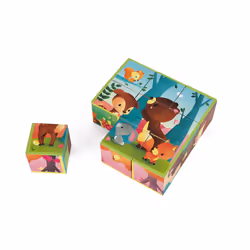 JANOD Kubkid 9 Blocks Forest Animals