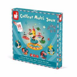 Juratoys Coffret Multi Jeux Carrousel (Bois Et Carton)