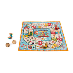 Juratoys Jeu De L'Oie Carrousel (Bois Et Carton)