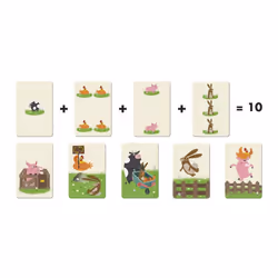 JANOD J02760 jeu de société Jeu de cartes Apprentissage