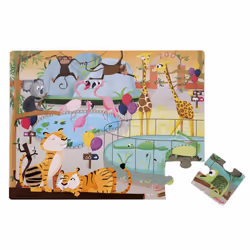 JANOD J02774 Jeu de puzzle 20 pièce(s) Animaux