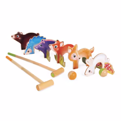 Juratoys Croquet Animaux De La Forêt (Bois)