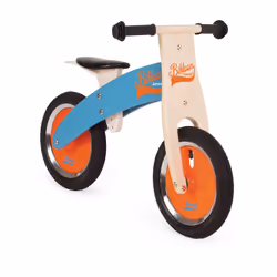 Juratoys Draisienne Bois Bikloon Bleue / Orange