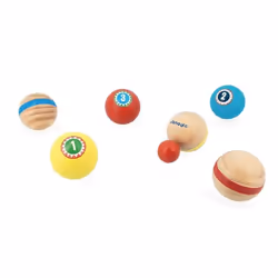 Jeu de petanque en bois