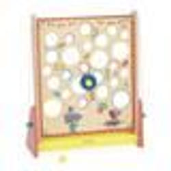 Jeu dadresse - Janod - Vertical Challenge Applepop - 2 billes en bois - Intérieur - Mixte