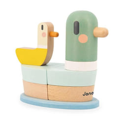 Empilable Canard Sweet Cocoon - 7 Pièces en Bois FSC à Empiler - Jeu dÉveil - Développement Motricité Fine - Dès 12 mois