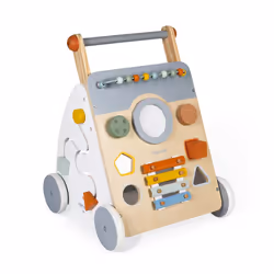 JANOD Sweet Cocoon Wooden Multi-Activity Trolley, Bois