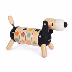 Juratoys Chien Des Formes Et Des Couleurs Sweet Cocoon, 2 an(s), Bois, Multicolore
