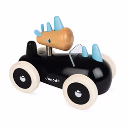 JANOD J04492, Voiture, 1 an(s), Caoutchouc, Bois, Beige, Noir, Bleu