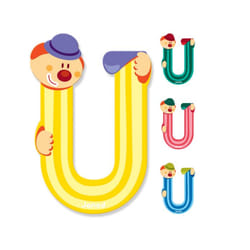 JANOD Lettre Clown U