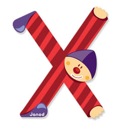 JANOD Lettre Clown X