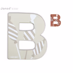 JANOD Lettre Bois Abcdéco - B