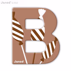 JANOD Lettre Bois Abcdéco - B