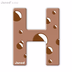 JANOD Lettre Bois Abcdéco - H