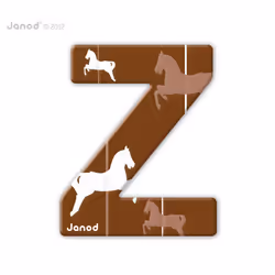 JANOD Lettre Bois Abcdéco - Z