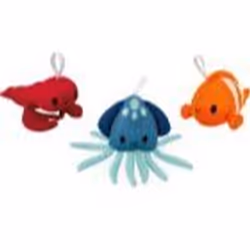 Janod Bath Toy Set of 3 Sea Foam Paddlers 10 m+ 3 pcs