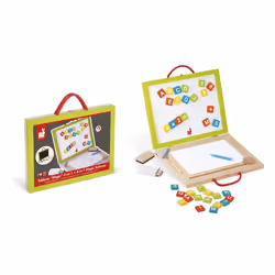 JANOD Tableau Magic 4 en 1, 3 an(s), Bois, Multicolore