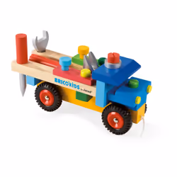 Juratoys Camion De Bricolage (Bois), 2 an(s), Bois, Plastique, Multicolore