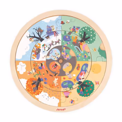 Gamme Pédagogie - Puzzle dObservation Enfant - Cherche et Trouve Le Jardin - Jouet Educatif Enfant - Bois FSC - Dès 24 Mois