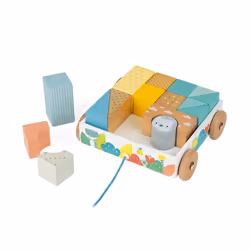Juratoys Chariot De Cubes À Promener Pure (Bois) - Vue supplémentaire 5
