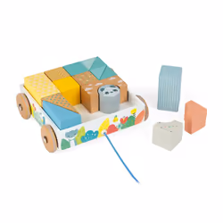Juratoys Chariot De Cubes À Promener Pure (Bois) - Vue supplémentaire 6