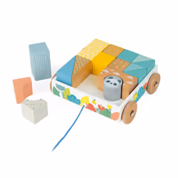 Juratoys Chariot De Cubes À Promener Pure (Bois) - Vue supplémentaire 7