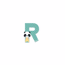 JANOD Letter R, 3 an(s), Bois, Multicolore