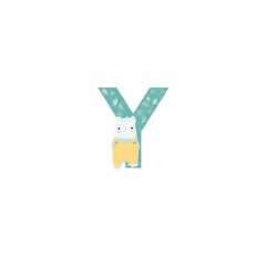 JANOD Letter Y, 3 an(s), Bois, Multicolore