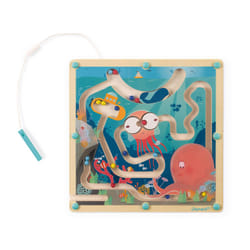 JANOD Wooden Magnetic Ocean Maze jouet à moteur
