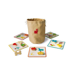 Juratoys Jeu De Reconnaissance Tactile Memory Touch' (Bois)