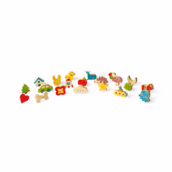 Juratoys Jeu De Reconnaissance Tactile Memory Touch' (Bois) - Vue supplémentaire 19