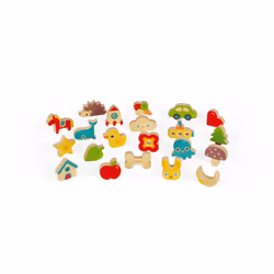 Juratoys Jeu De Reconnaissance Tactile Memory Touch' (Bois) - Vue supplémentaire 24