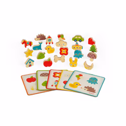 Juratoys Jeu De Reconnaissance Tactile Memory Touch' (Bois) - Vue supplémentaire 6